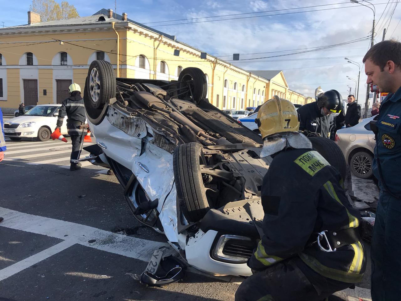 аварии в санкт петербурге сегодня